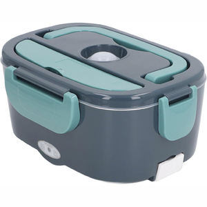 Calentador de Comida Portátil Eléctrico, Loncheras Eléctricas para Auto, Camión y Oficina, 3 en 1, Estilo Navideño de Lujo - Product Image 1