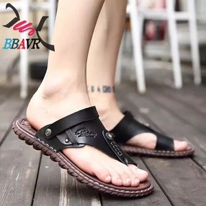 รองเท้าแตะหนังคุณภาพสูงสำหรับผู้ชาย ไซส์ใหญ่ รุ่น Herringbmen's One Beach Sandals - Product Image 6