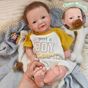 Muñeca Bebé Reborn <span class=keywords><strong>de</strong></span> <span class=keywords><strong>Silicona</strong></span> Realista, Anatómicamente Correcta, 17 Pulgadas, Vivienne con Cabello <span class=keywords><strong>de</strong></span> Alta Calidad, Lavable, Precio al por Mayor - Product Image 1