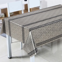 Nappe en tissu tissé métallique imprimé à motifs floraux, résistante à la chaleur, anti-huile, imperméable, avec support en PVC, style luxueux PWG-001-J15