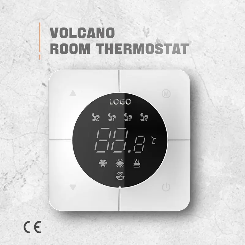 Legom vulcano pompa di calore riscaldamento a pavimento aria condizionata non programmabile fcu camera termostato controller 230v