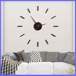 Horloge murale 3D minimaliste en acrylique, horloge numérique silencieuse sans cadre, montres à quartz pour la décoration de la maison et du bureau - Product Image 2