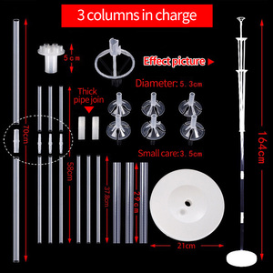 Rõ Ràng Bảng Nổi Khung Trong Suốt Cơ Sở Bóng Đứng Chủ Cho Sàn Bóng Bó Hoa Cột - Product Image 5