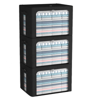 Boîte de rangement décorative pliable personnalisée pour vêtements, organisateur de salon pour vêtements et chaussures pour salle de bain et garde-robe