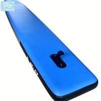 Planche de paddle plate légère de 700 cm (92 pieds) avec une grande aileron centrale pour la pêche et le sauvetage en eau plate, fabriquée en Chine par Lumark, avec logo personnalisé OEM.