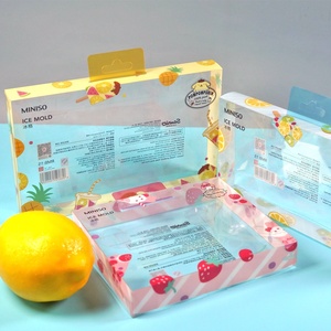 custom PET plastic clear packaging boxes for ice mold