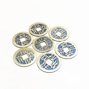 Monedas de bronce antiguas de 23 mm de diámetro, símbolo de riqueza con caracteres chinos, objetos decorativos para el hogar, Año Nuevo Chino - Product Image 3
