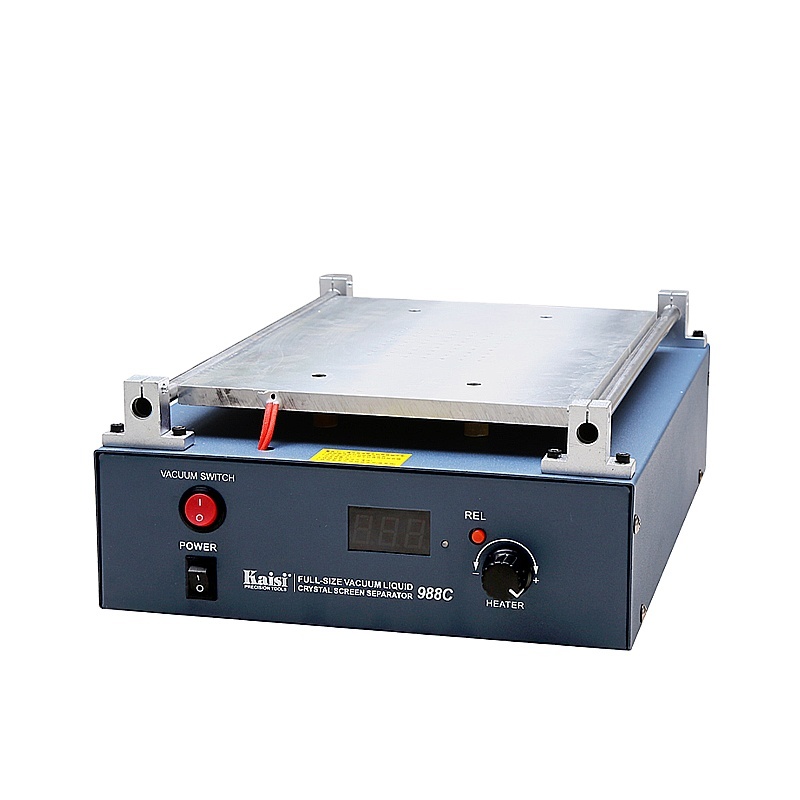 Kaisi Mobile Phone repair Vacuum LCD Screen Separator Machine With 12 Inches Heating Area