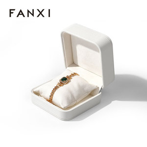 กล่องใส่เครื่องประดับรักษ์โลก FANXI สำหรับแหวน สร้อยคอ กำไลข้อมือ พร้อมหมอนรองด้านใน - Product Image 5