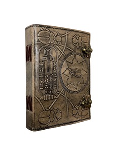 Libro de los Muertos Hamunaptra Hecho a Mano, Grimoire Egipcio en Relieve, Diario de Hechizos de Bruja, Libro de Tapa Dura, Libro de las Sombras - Product Image 5