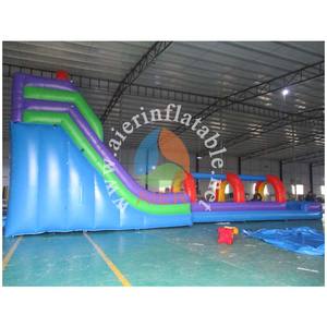 Glissière d'eau gonflable humide et sèche gonflable commerciale de beau grand loyer commercial pour la location - Product Image 4