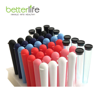 Vente chaude Pop Top Pp Rolling Tube Emballage de cigare Transparent Tubes coniques en plastique résistant aux enfants Support Logo personnalisé