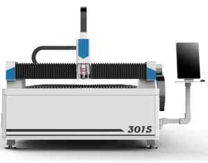 Découpeuse de laser de la fibre 1000W pour la tôle d'acier inoxydable de 1mm 2mm 3mm