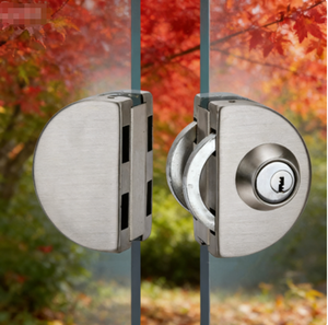 Stainless Steel Single Double Opening Mortise Door Lock for Frameless Glass Doors-Convenient <b>Household</b> Use - Product Image 2