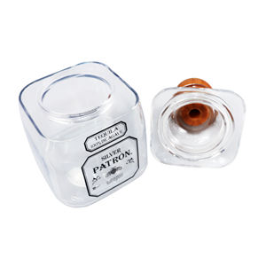 Accesorios de Bar 375ML Botella de <span class=keywords><strong>tequila</strong></span> barata personalizada transparente para beber de plástico con pajita para <span class=keywords><strong>España</strong></span> Nicolas Napoleon Merlet - Product Image 3