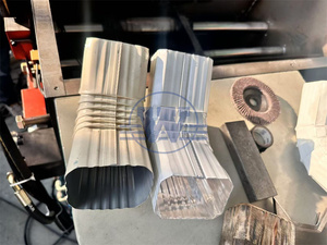 Customized Metal Rain Downspout Making Machine Water Pipe Bending Machine Water Gutter and Elbow Rolling Forming Machinery - Product Image 6