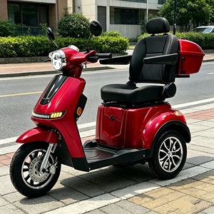 Tricycle confortable pour personnes âgées avec freins à disque avant et à tambour arrière pour une conduite sécurisée, scooter de mobilité à trois roues - Product Image 1