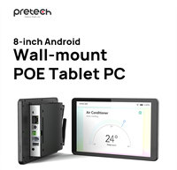 Terminal Android NFC yang Dipasang di Dinding 8 Inci LTE Wi-Fi Poe Layar Sentuh Tablet untuk Pelacakan Waktu Pembaca NFC Tablet PC OEM yang Dipasang di Dinding