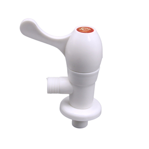 Robinet d'angle en plastique PP 1/2'' pour salle de bain, cuisine, jardin, prêt à être expédié, prix avantageux - Product Image 1