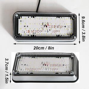 Ambulancia camión LED perímetro luz cargador emergencia advertencia lámpara estroboscópica señal intermitente luz trasera blanco claro marcador lateral Coche - Product Image 2