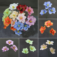 Dinding Latar Belakang Bunga Sutra Tulip 3D Simulasi untuk Pernikahan, Thanksgiving, Hotel, Lanskap, Seni Bunga, Aula Pernikahan