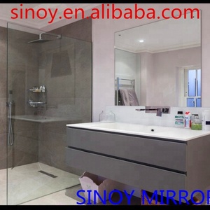 Wholesales Bathroom Silver <b>Mirror</b> Customized Shape and Size clear Durable Can Be Used for Hotel Gym Bathroom - Product Image 5