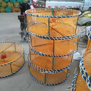 Pièges d'aquaculture, <span class=keywords><strong>cage</strong></span> ronde de filet de pêche, piège <span class=keywords><strong>à</strong></span> trois trous, dispositif de capture d'écrevisse <span class=keywords><strong>à</strong></span> <span class=keywords><strong>vendre</strong></span> - Product Image 2