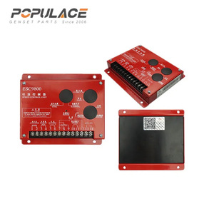 Populace Esc9800 Diesel Generator Actuator Kit Aluminum Alloy 12V 24V Electronic Governor <b>Speed</b> <b>Controller</b> - Product Image 2
