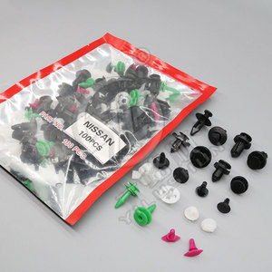 Nissan Auto <b>Clips</b> 100Pcs Assorted Fasteners For <b>Bumper</b> Fender Interior Repair - Product Image 1