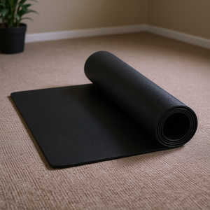 Tapis de tapis roulant 24x51 pouces, épaisseur 0.16 pouces, antidérapant pour tapis, équipement d'exercice, matériau PVC, accessoire de fitness unisexe - Product Image 2