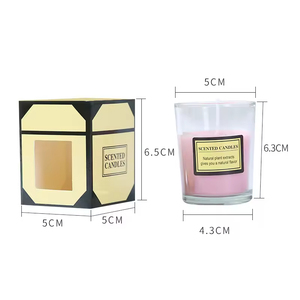 Velas Aromáticas Decorativas para el Hogar, Velas Perfumadas Hechas a Mano con Cera de Parafina y Soja, Velas de Vidrio para Regalos de San Valentín - Product Image 6