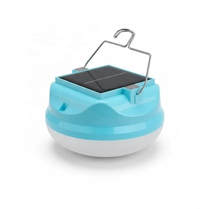 Lampe suspendue LED rechargeable à énergie solaire, étanche, avec crochet, pour camping en plein air, pique-nique, éclairage de secours en cas de panne de courant - Product Image 2