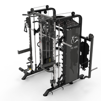 Équipement de gymnastique tout-en-un pour la maison, rack à squat multifonctionnel et machine Smith avec DY-9000 d'entraînement par câble d'exercice Power Rack