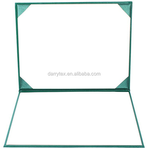 Giá rẻ A3 A4 Kích thước giấy chứng nhận tốt nghiệp đại học mịn da giả nhung thư mục giấy chứng nhận - Product Image 2