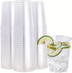 Verres à shot en plastique PS jetables imprimés UV personnalisés, gobelets rigides écologiques et biodégradables pour promotions - Product Image 1