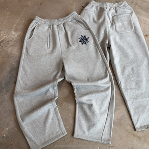 Sudadera con Capucha y Pantalones Deportivos Holgados de Algodón con Estampado de Manga Larga para <span class=keywords><strong>Hombre</strong></span>, Estilo Hip Hop Urbano, Bordado, Grueso - Product Image 2