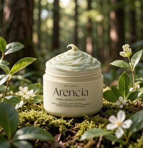 Crema Limpiadora Herbal Verde Arencia Coreana, 120g, Nutritiva e Hidratante para la Piel, Pasta Limpiadora Facial, Purificante de Poros Profundos - Product Image 2