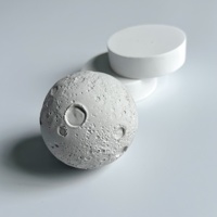 Diffuseur d'arômes en pierre de gypse personnalisé en forme de lune, désodorisant en plâtre parfumé en forme lunaire pour voiture, armoire, décoration intérieure, cadeau