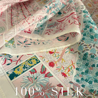Écharpe de luxe 100 % soie de mûrier, double georgette, carrée, ourlet roulé à la main, imprimée sur mesure, foulards en soie de créateur pour femmes, OEM/ODM