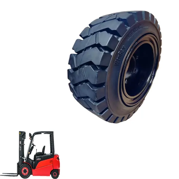 Factory Bulk Supply Linde forklift parts 6.00.9 6.50-10 18x7-8 21x8-9 28x9-15 solid forklift tires