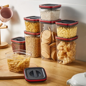 Plastic Storage Box Organizer Tank Multilayer Fridge Bin Box <strong>Rectangular</strong> Kitchen Plastic <strong>Food</strong> Storage <strong>Container</strong> Set - Product Image 2