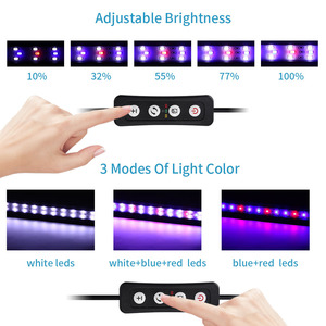 <span class=keywords><strong>Lampe</strong></span> <span class=keywords><strong>LED</strong></span> à clip <span class=keywords><strong>pour</strong></span> <span class=keywords><strong>aquarium</strong></span> JSD 6W 10W 14W, luminosité réglable, minuterie, spectre complet, <span class=keywords><strong>pour</strong></span> aquariums <span class=keywords><strong>nano</strong></span> de 20 à 45 cm - Product Image 2