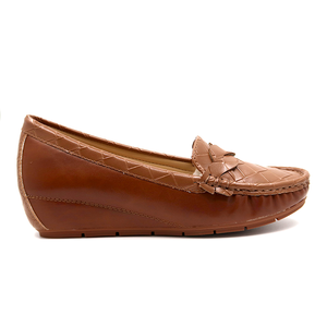 2024 OEM confort suave último calzado señoras mocasines planos mocasines mujeres serpiente pu bomba altura aumento zapatos planos de mujer - Product Image 5