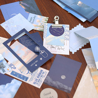 Simno Offre Spéciale Kit Journal Scrapbook Style Simple A6 Cahier à Grille Ensemble Cadeau Papeterie Kawaii pour Fille