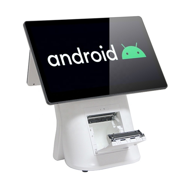15.6"+11.6" Dual Screen China Android Cash Register for Cashier Epos Terminal With Printer Pos System