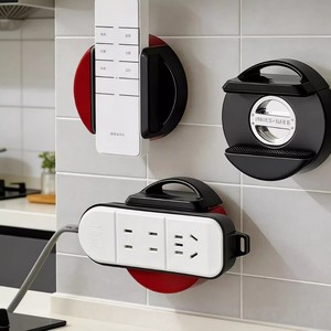 Suction Cup Power Strip Holder Wall Mount With <b>Remote</b> <b>Control</b> <b>Socket</b> For Cables Eco Friendly Polypropylene Material - Product Image 4