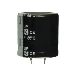 Condensateur traversant ECO-S1KP272DA en aluminium 2700uF 20% 80V SNAP TH 2700 uF - Product Image 1
