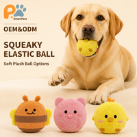 Jouet interactif pour chien et chat, en forme de poussin de dessin animé, sonore, à presser et jouer, résistant aux morsures, jouet de puzzle pour nettoyer les dents