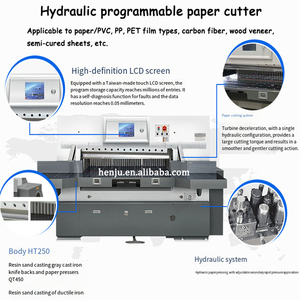 HENJU 2026 Machine de découpe de <span class=keywords><strong>papier</strong></span> de cisaillement à guillotine robuste Machine de découpe de <span class=keywords><strong>papier</strong></span> pour <span class=keywords><strong>papier</strong></span> avec la meilleure qualité - Product Image 3