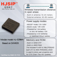 HJSIP HJ-531IMF BLE5.1 pour Module Bluetooth DA14531 Chipset IoT Beacon avec Port UART Transmission transparente 5*4.75*1.3mm